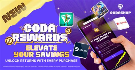 Introducing Coda Rewards: It pays to buy on Codashop!.